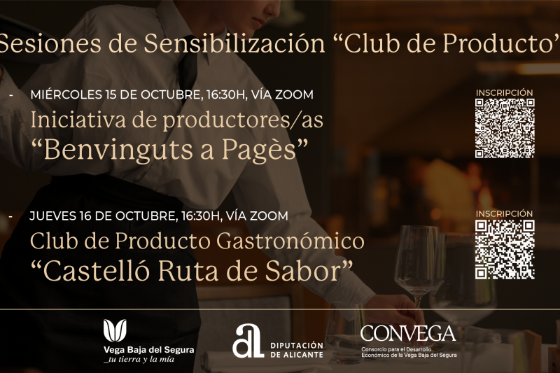 Convega organiza sesiones de sensibilización para dar a conocer los beneficios de pertenecer al Club de Producto Gastronómico